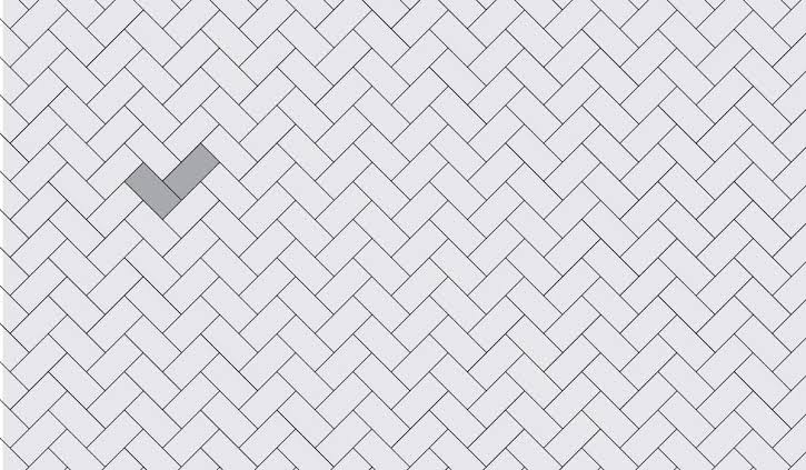 Zig zag paver pattern reference